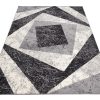 Area Rug Dream Geometric Grey Squares