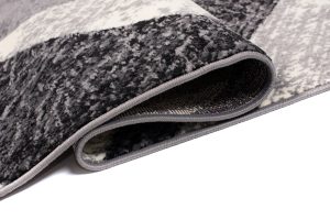 Area Rug Dream Geometric Grey Squares