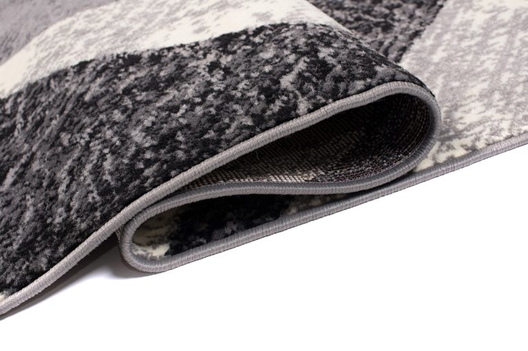 Area Rug Dream Geometric Grey Squares