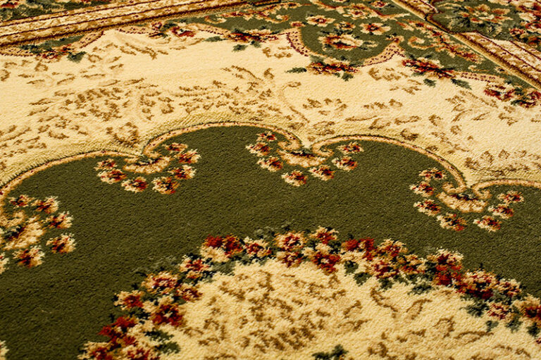 Area Rug Yesemek Short Pile Traditional Classic Decorative Green