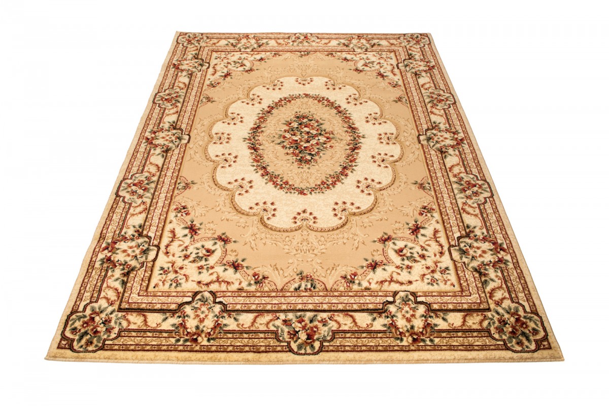 Area Rug Yesemek Short Pile Traditional Classic Decorative Cream
