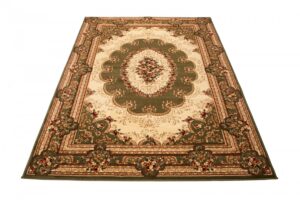 Area Rug Yesemek Short Pile Traditional Classic Decorative Green