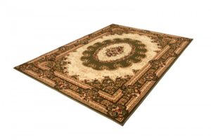 Area Rug Yesemek Short Pile Traditional Classic Decorative Green