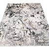 Area Rug Golden Grey Cream Abstract
