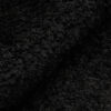 Area Rug Evra Shaggy Dark Plain Black