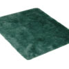 Area Rug Silk Anti-slip Shaggy Dark Green