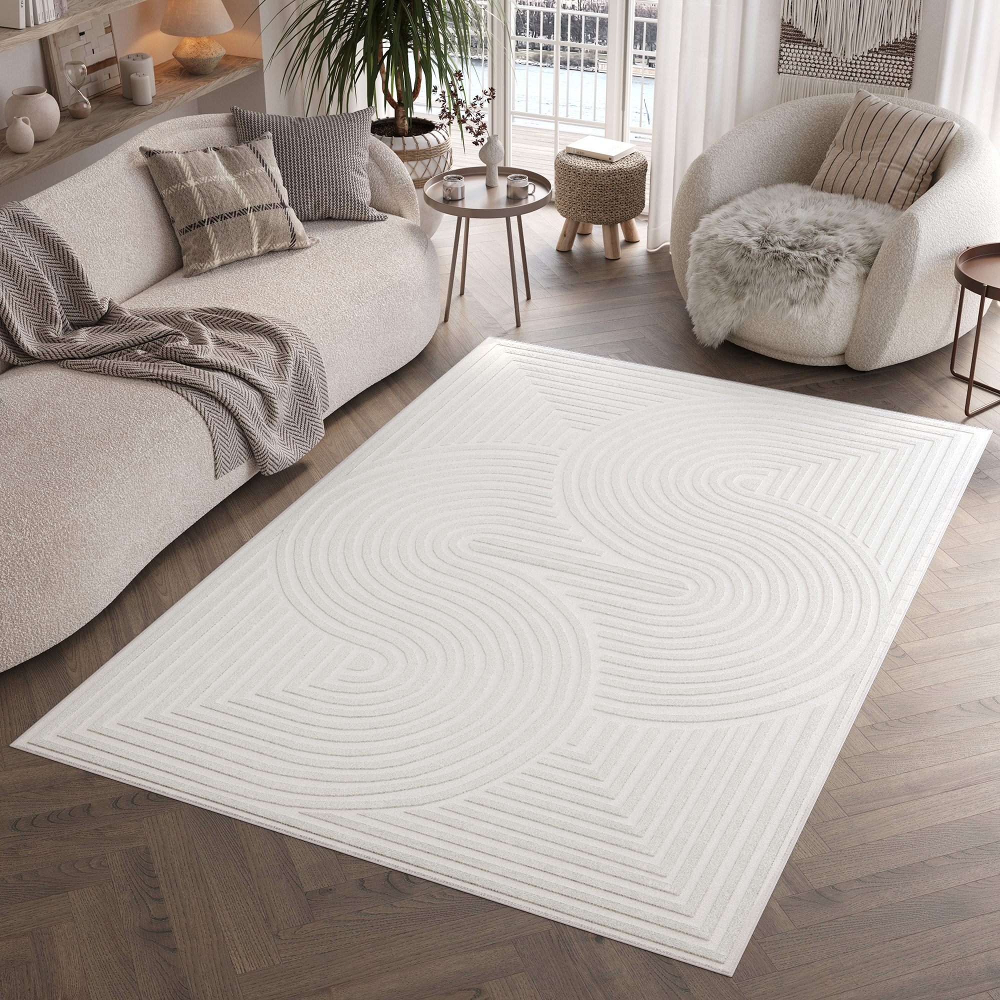 Area Rug Hygge Off-White Modern