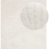 Area Rug Cream Palm Leaves