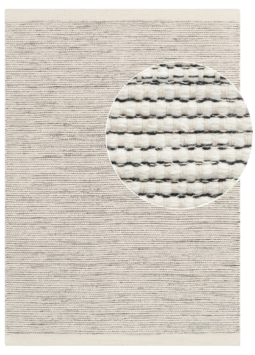 Wool Area Rug Loni Beige