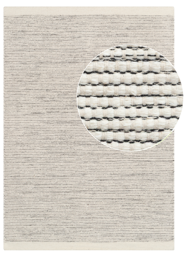 Wool Area Rug Loni Beige