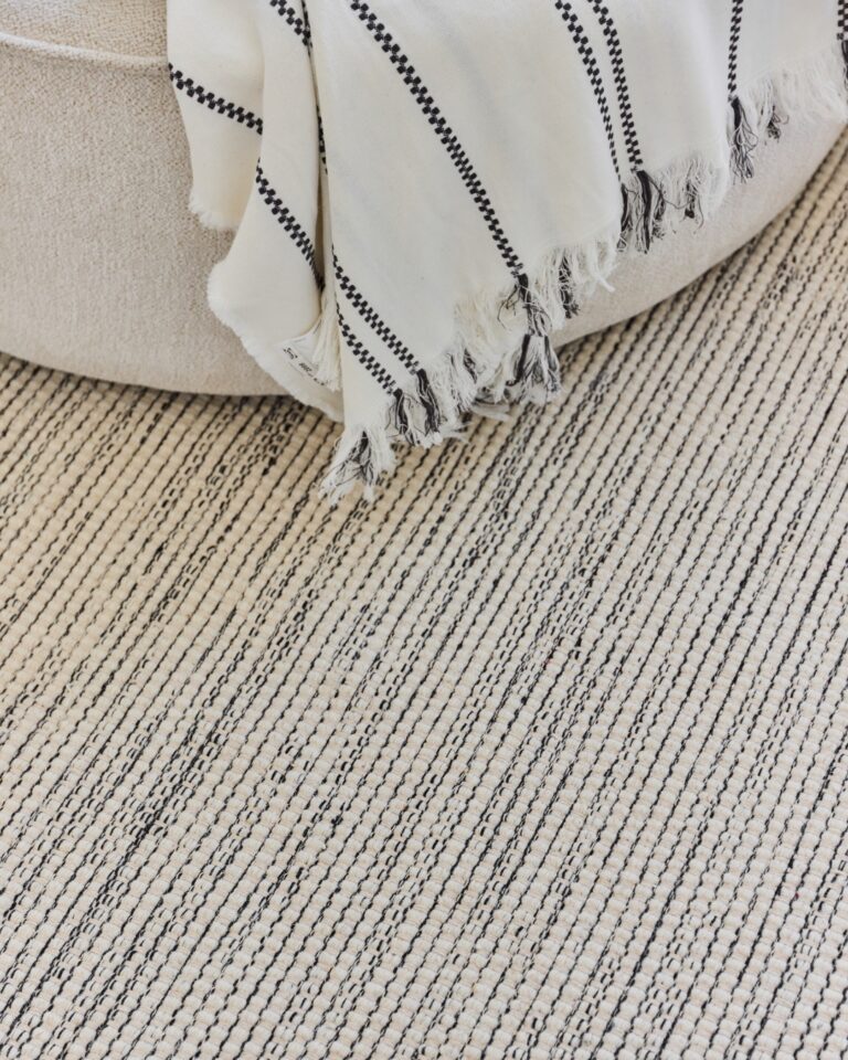 Wool Area Rug Loni Beige