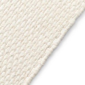 Wool Area Rug Loni White