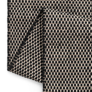 Wool Area Rug Loni Black