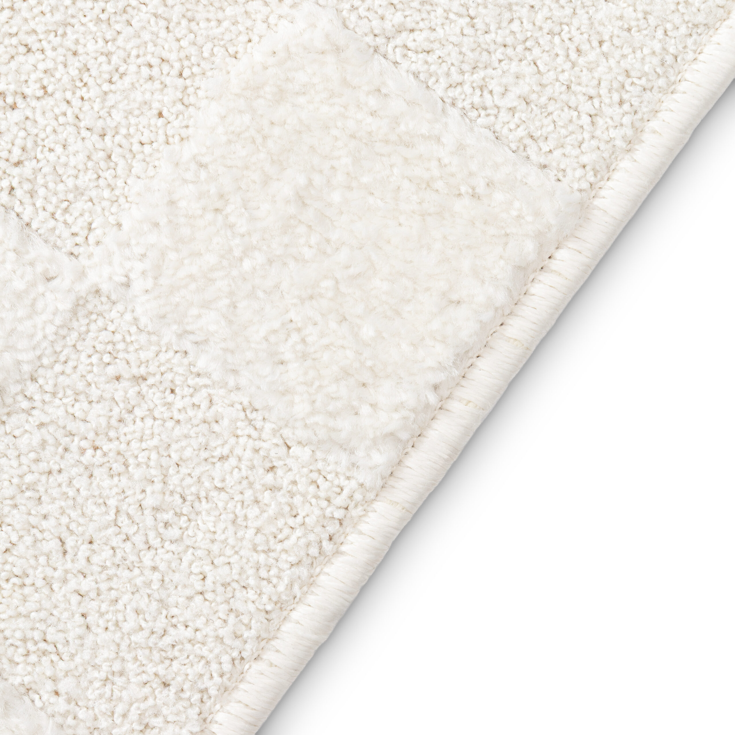 Area Rug Terra Cream Checkered