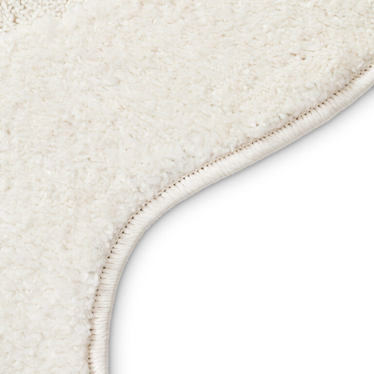 Area Rug Terra Cream Wave Irregular Shape