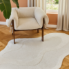 Area Rug Terra Irregular Shape Cream