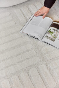 Area Rug Terra Cream Stripes