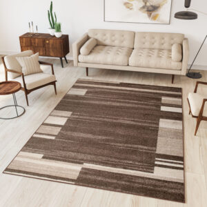Area Rug Sari Brown Frame