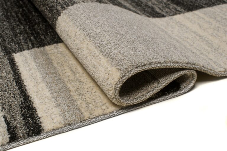 Area Rug Sari Anthracite Beige Frame