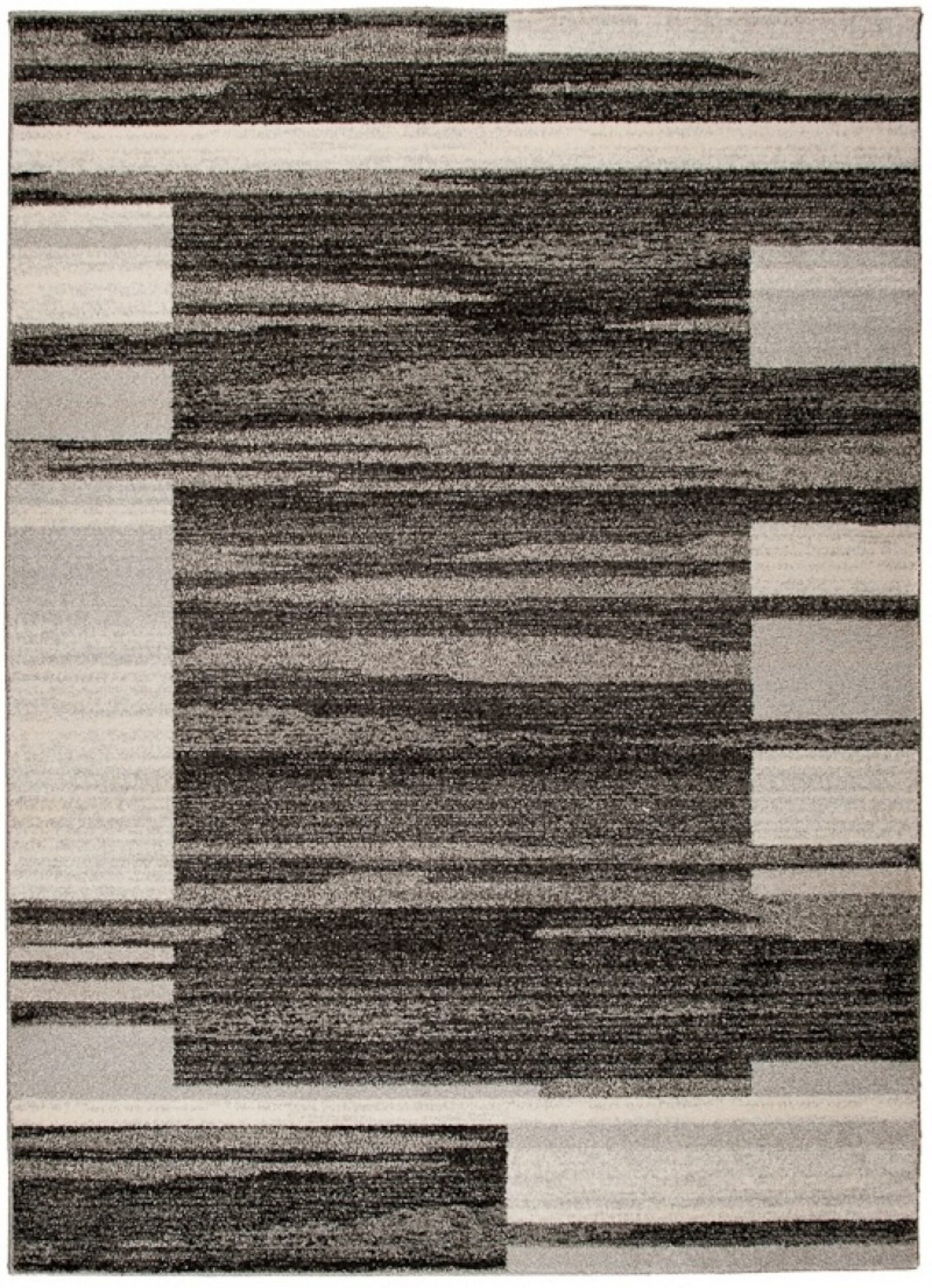 Area Rug Sari Anthracite Beige Frame