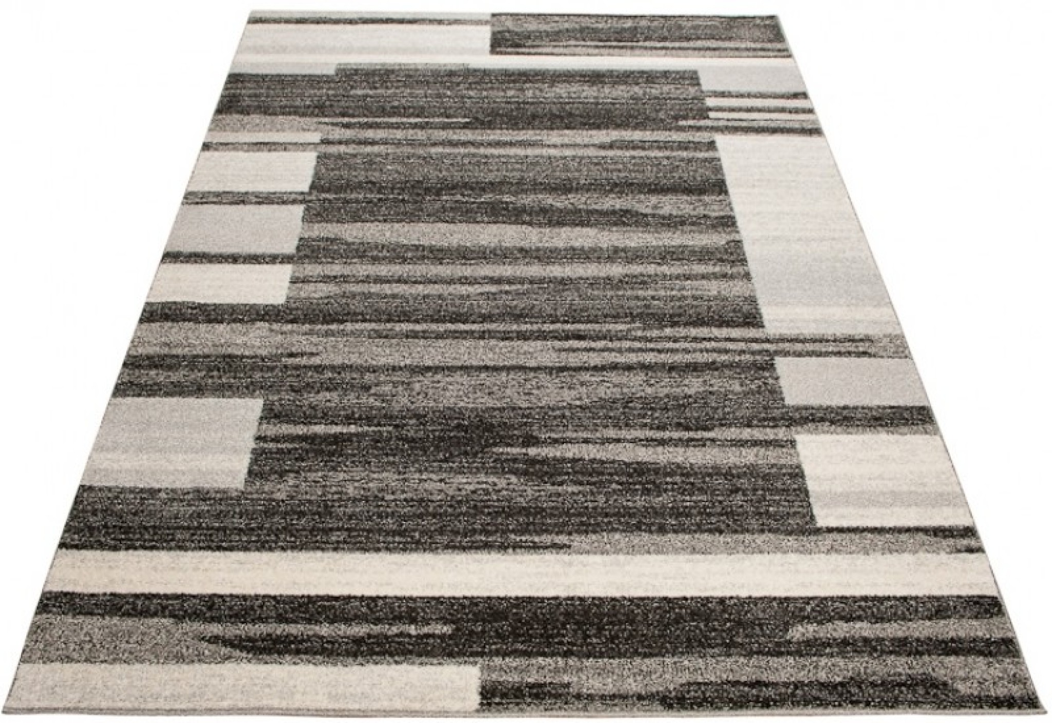 Area Rug Sari Anthracite Beige Frame