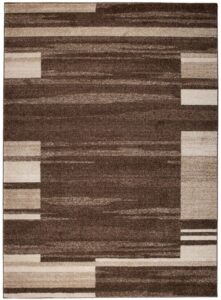 Area Rug Sari Brown Frame
