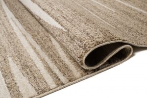 Area Rug Sari Dark Beige Striped