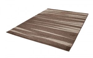 Area Rug Sari Brown Beige Striped