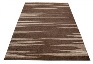 Area Rug Sari Brown Beige Striped