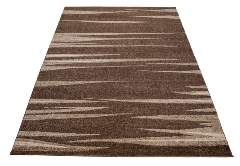 Area Rug Sari Brown Beige Striped