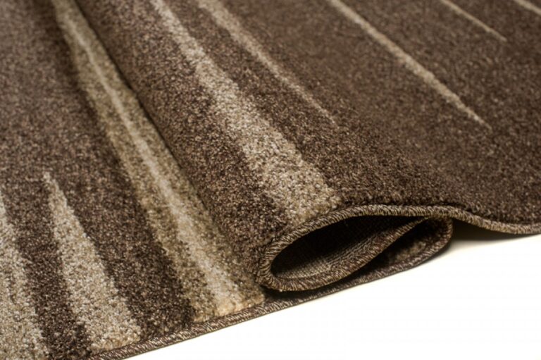 Area Rug Sari Brown Beige Striped