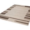 Area Rug Sari Beige Brown Frame