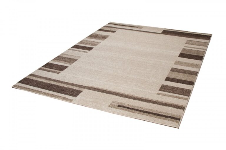Area Rug Sari Beige Brown Frame