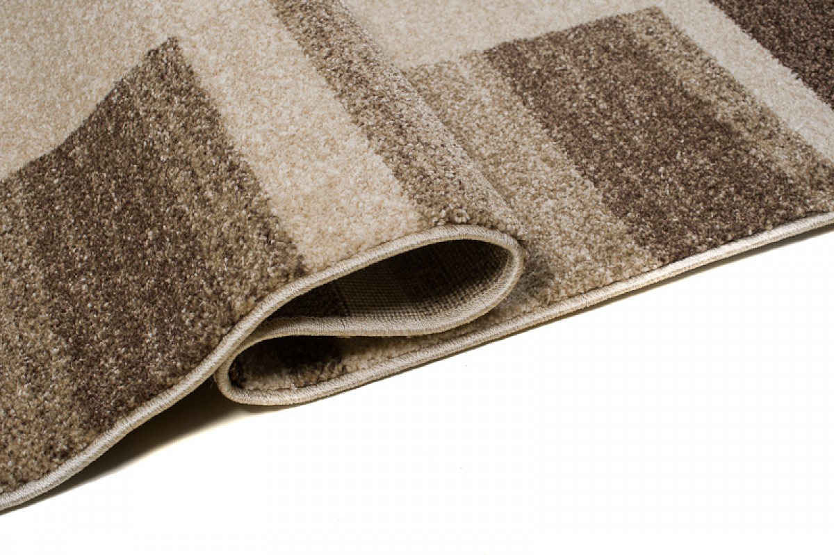 Area Rug Sari Beige Brown Frame