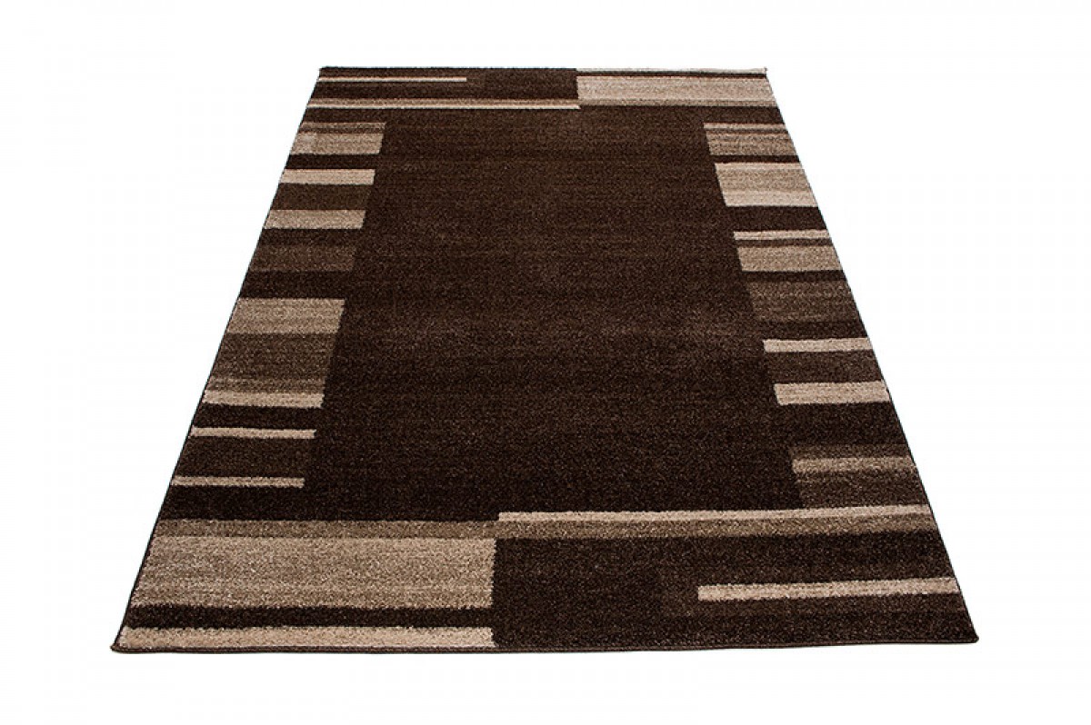 Area Rug Sari Dark Brown Frame
