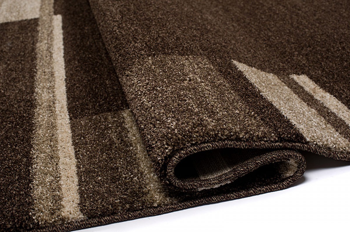 Area Rug Sari Dark Brown Frame