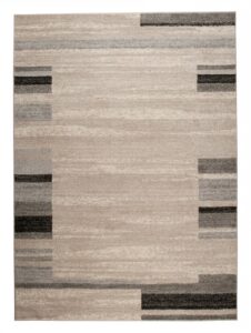 Area Rug Sari Beige Grey Frame