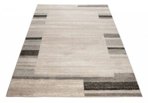 Area Rug Sari Beige Grey Frame