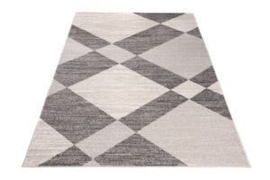 Area Rug Sari Grey Cream Geometric