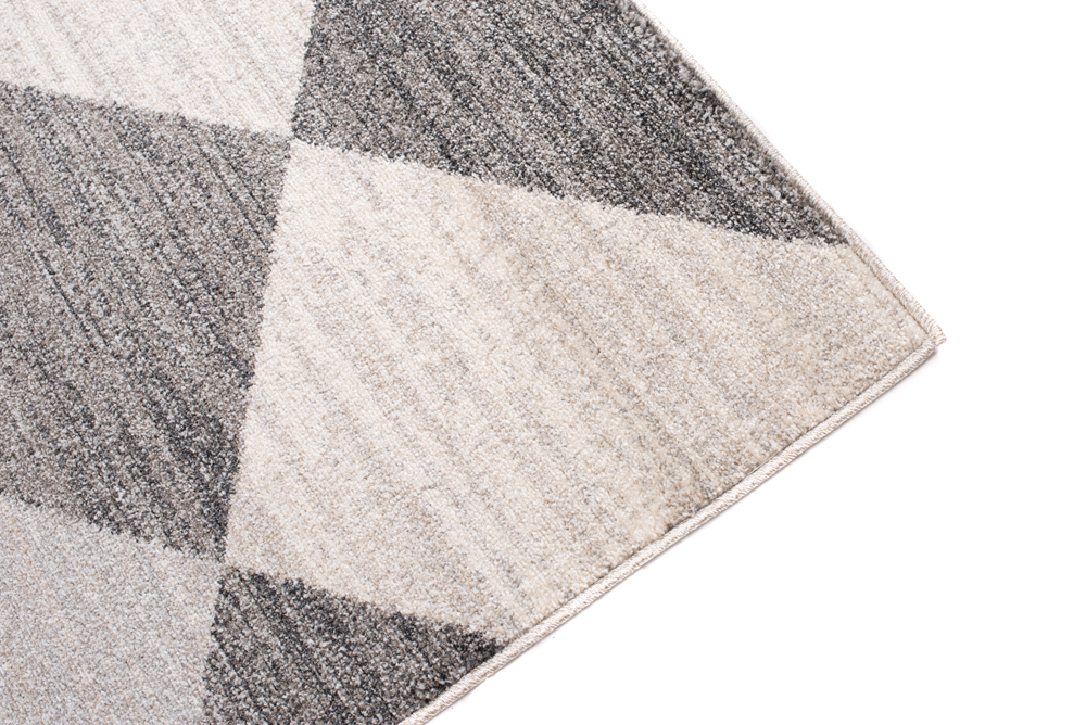 Area Rug Sari Grey Cream Geometric