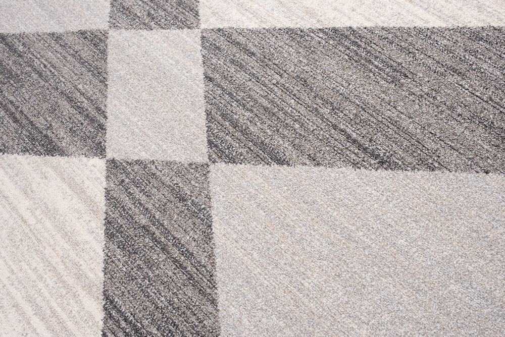 Area Rug Sari Grey Cream Geometric