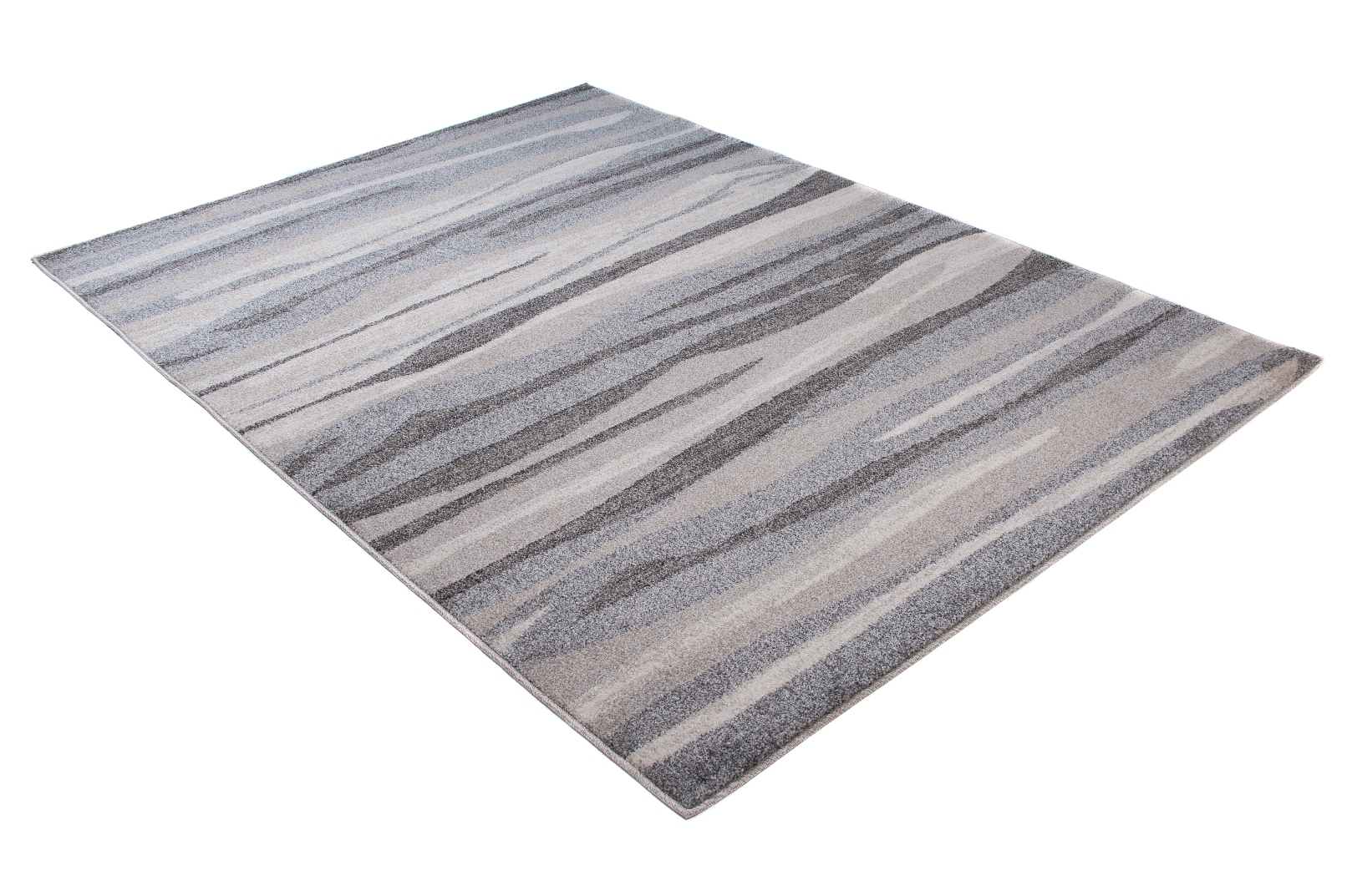 Area Rug Sari Grey Beige Waves