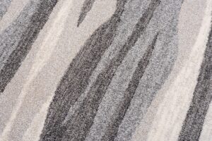 Area Rug Sari Grey Beige Waves