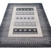 Area Rug Sari Grey Ethnic Frame