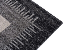 Area Rug Sari Grey Ethnic Frame