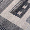 Area Rug Sari Grey Ethnic Frame