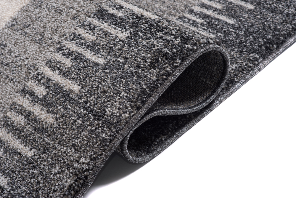 Area Rug Sari Grey Ethnic Frame