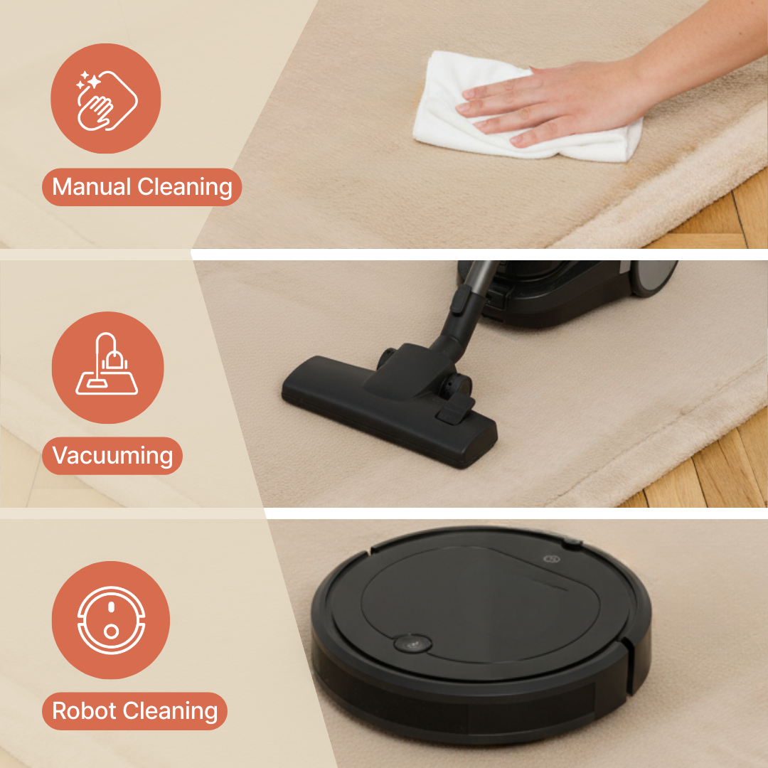 Kids’ Rug Fluffin Gray Non-slip