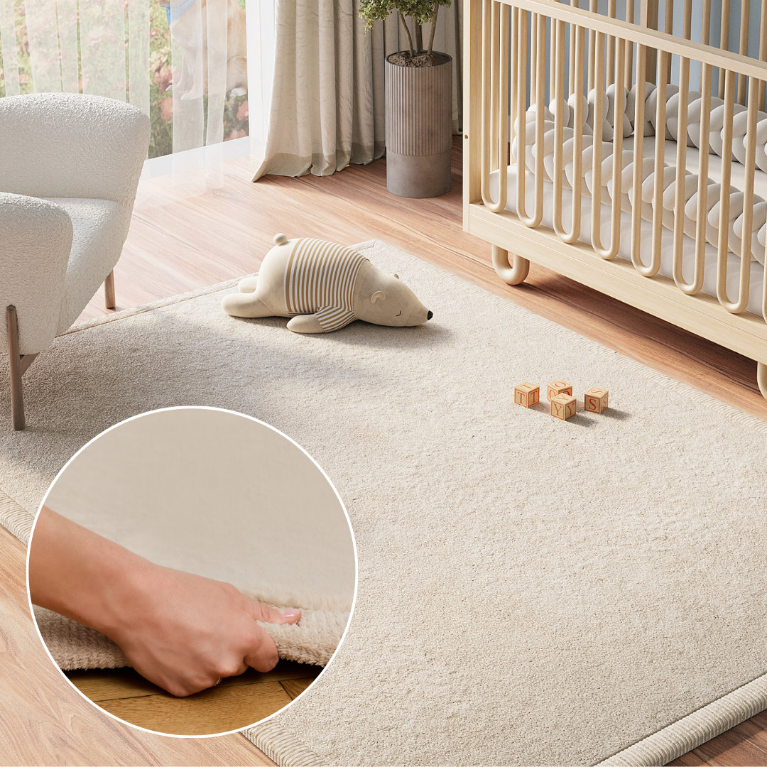 Kids’ Rug Fluffin Beige Non-slip