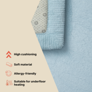 Kids’ Rug Fluffin Beige Non-slip